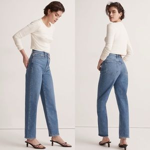Madewell Tall Perfect Vintage Straight Jean 24 Tall Earlwood NWT